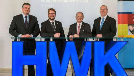 Frühjahrskonjunktur 2018 mit Bernd Wegner, Arnd Klein-Zirbes, Martin Hurth und Christian Seltsam